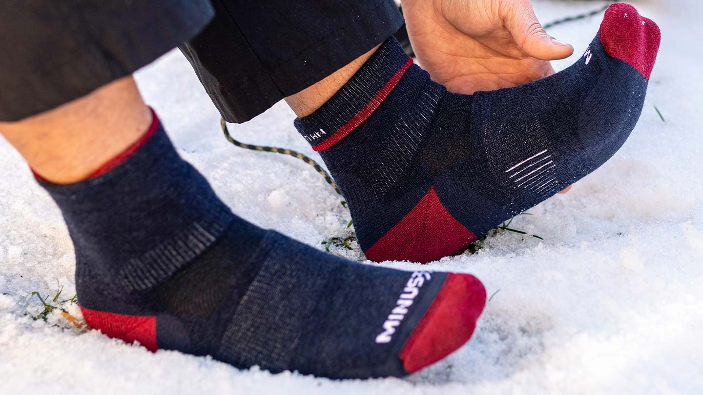merino wool socks mountain heritage by minus33 made in USA light cushion