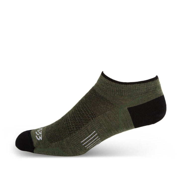 Mountain Heritage Micro Weight No Show Liner Socks Olive Drab