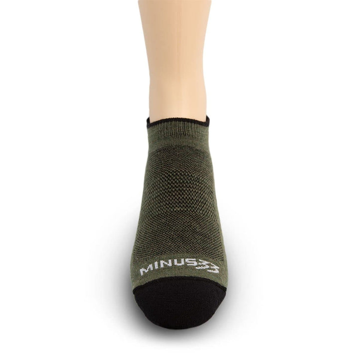 Mountain Heritage Micro Weight No Show Liner Socks Olive Drab