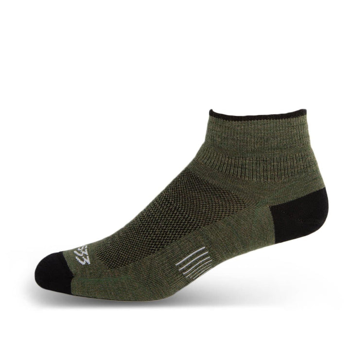 Mountain Heritage Micro Weight Ankle Liner Socks Olive Drab