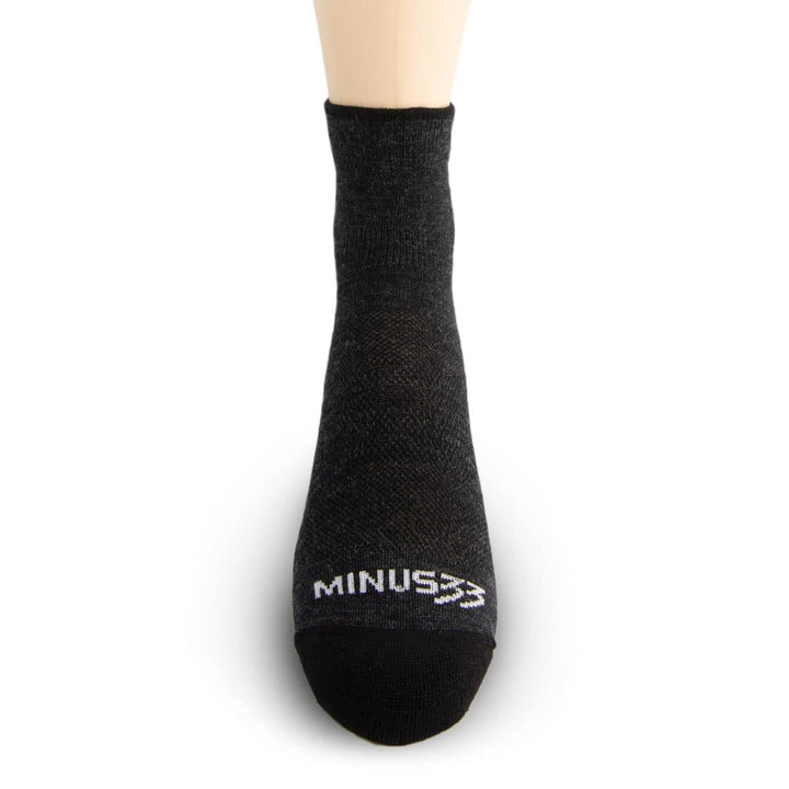 Mountain Heritage Micro Weight Mini Crew Liner Socks Black