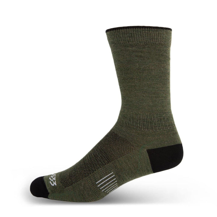 Mountain Heritage Micro Weight Boot 10" Liner Socks Olive Drab 
