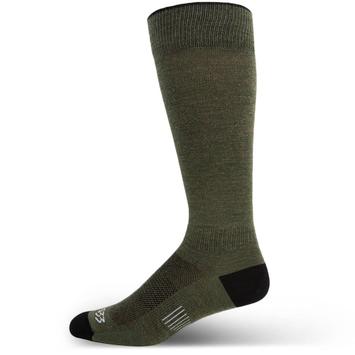 Mountain Heritage Micro Weight Full Length Liner Socks Olive Drab