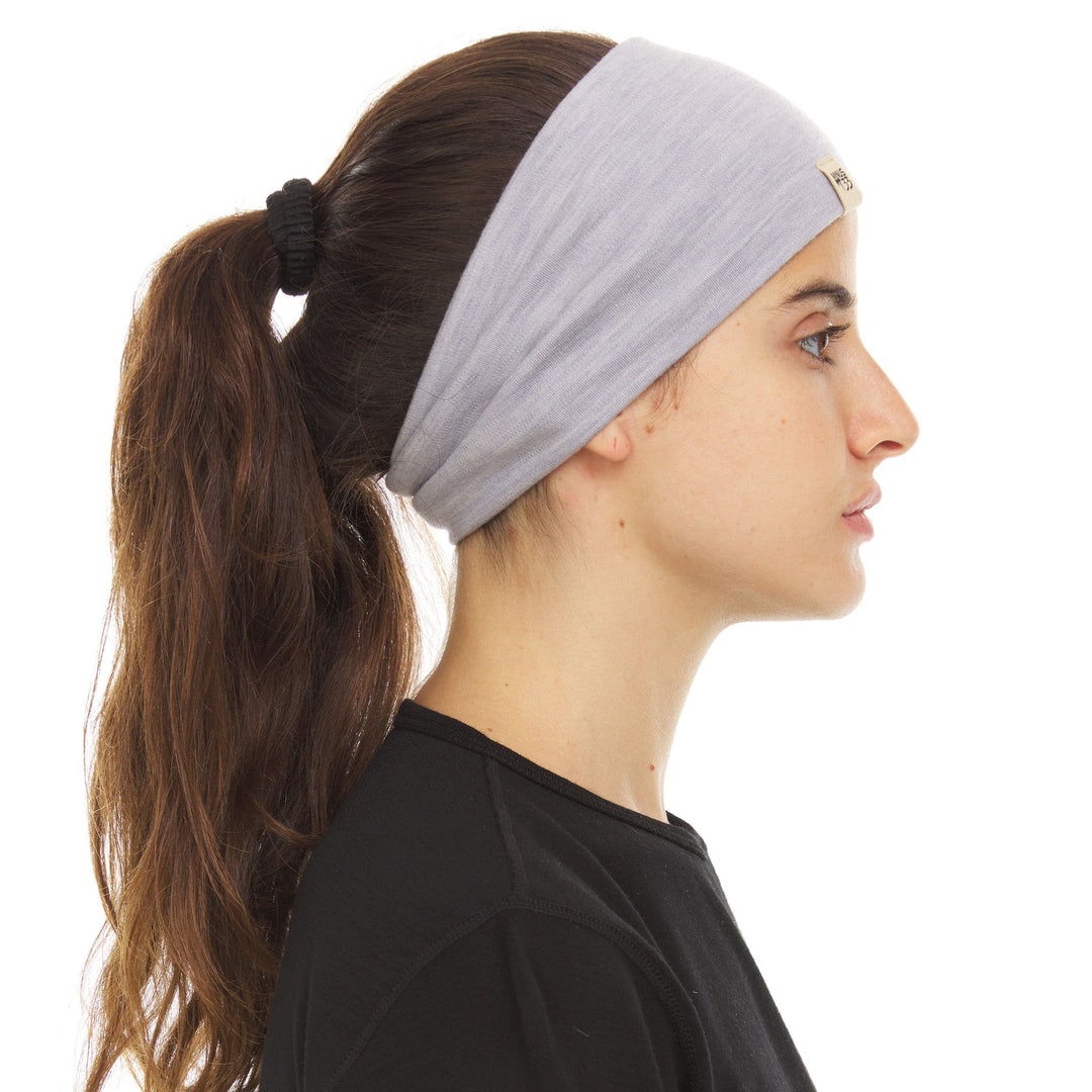 Unisex Wide Black Yoga Headband for Women Men Sustainable Gift Sweatbands  Merino Wool Organic Clothing Knit Hair Accessories -  Canada