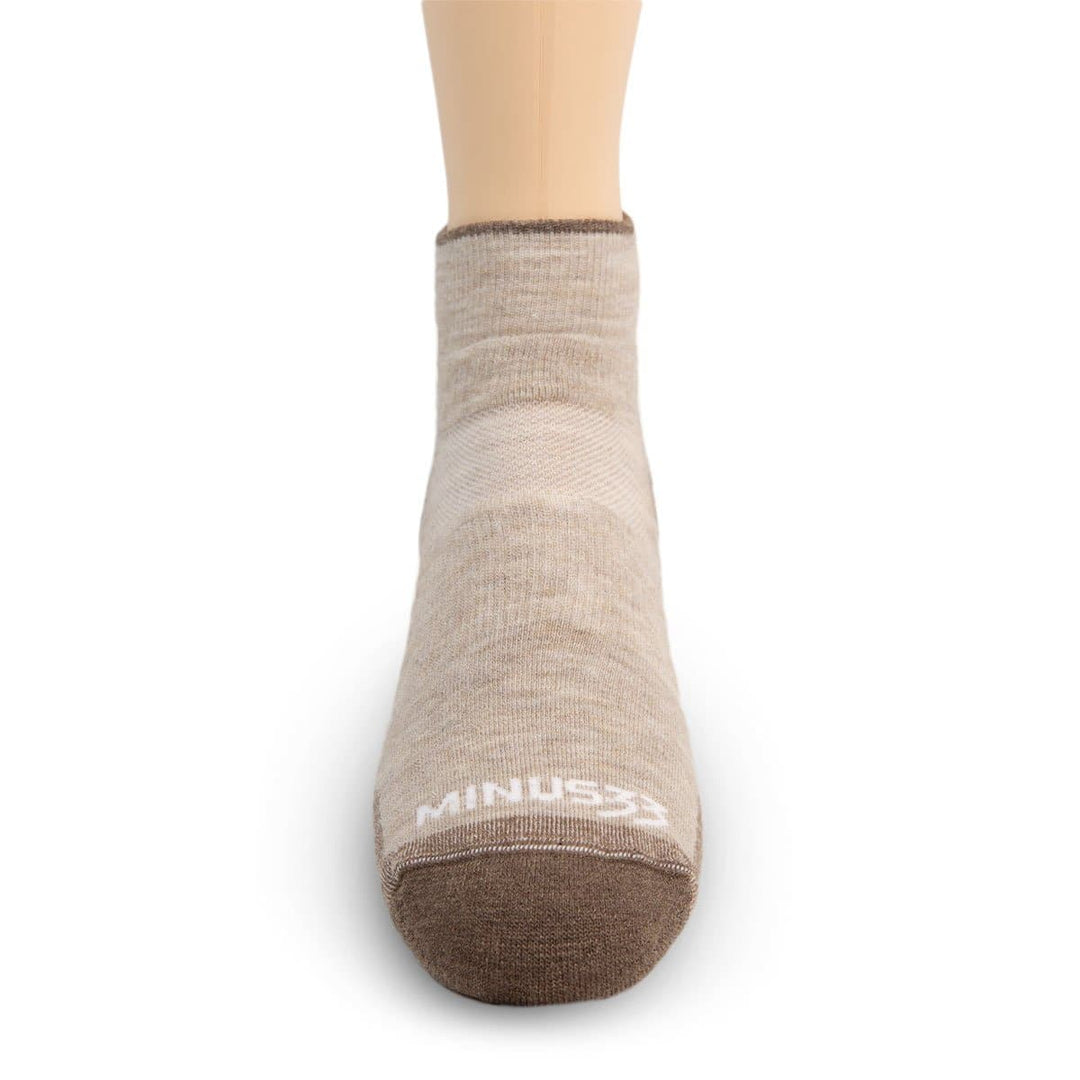 Minus33 Merino Wool Mountain Heritage Ankle Sock Oatmeal