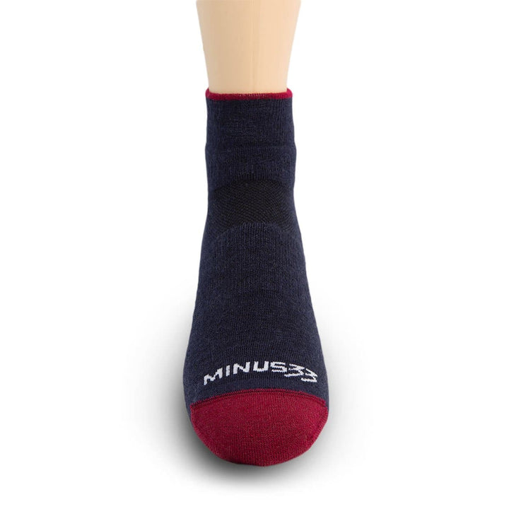 Minus33 Merino Wool Mountain Heritage Ankle Sock Patriot