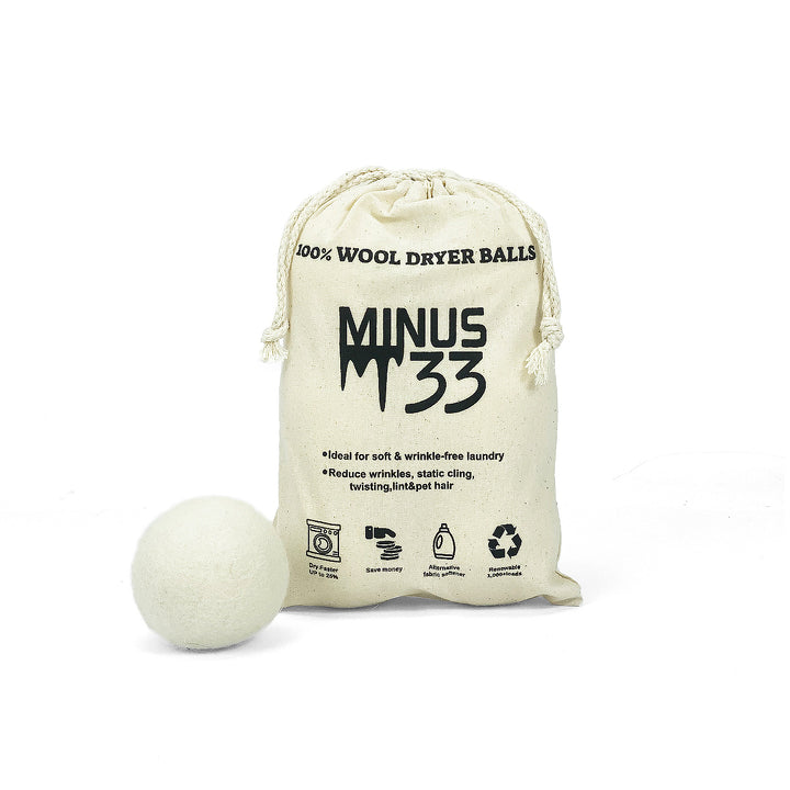 M33 - 100% Wool Dryer Ball Wool Care - Minus33 Merino Wool Clothing