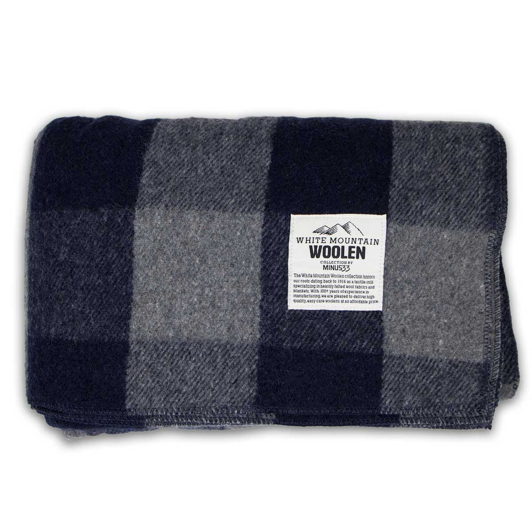 Minus33 Merino Wool Clothing White Mountain Woolen Camp Blanket