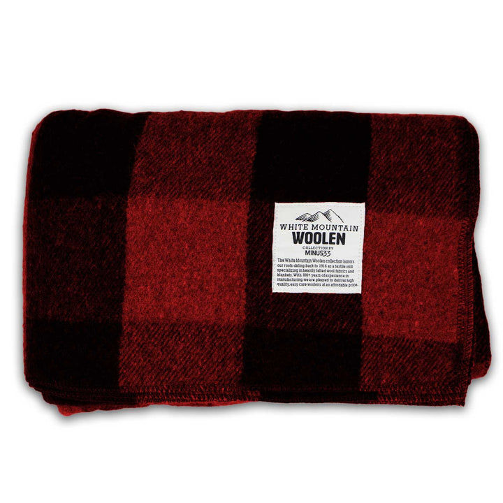 M33 - Lodge Twin Blanket White Mountain Woolen