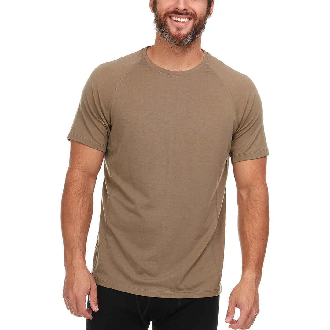 Micro Weight - Men's Wool Raglan T-Shirt Woolverino